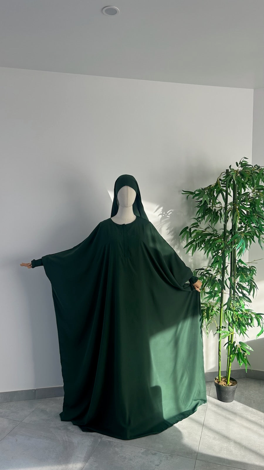 Ensemble Nissah Mastoura Vert Sapin