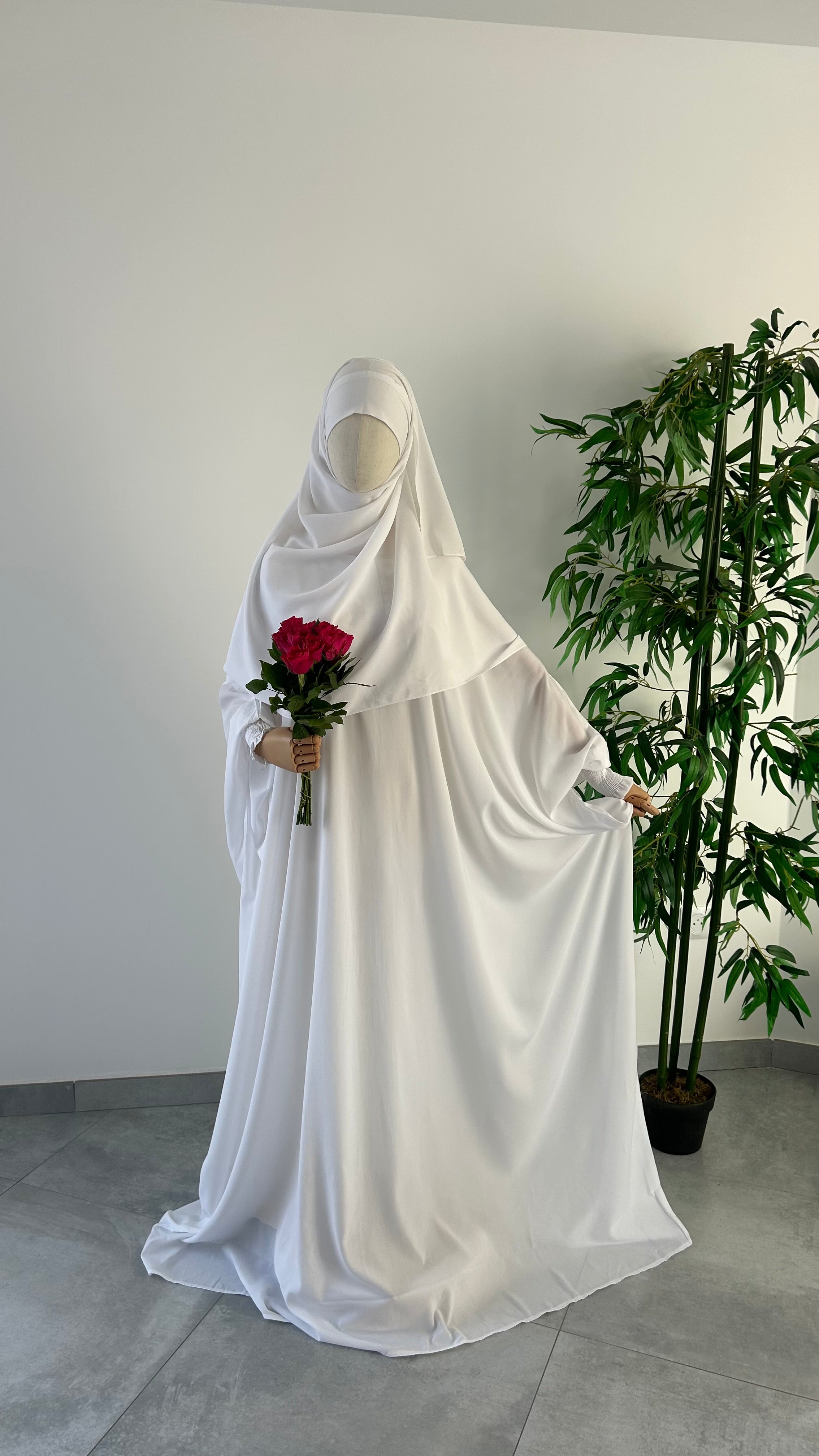 Ensemble Nissah Mastoura Blanc