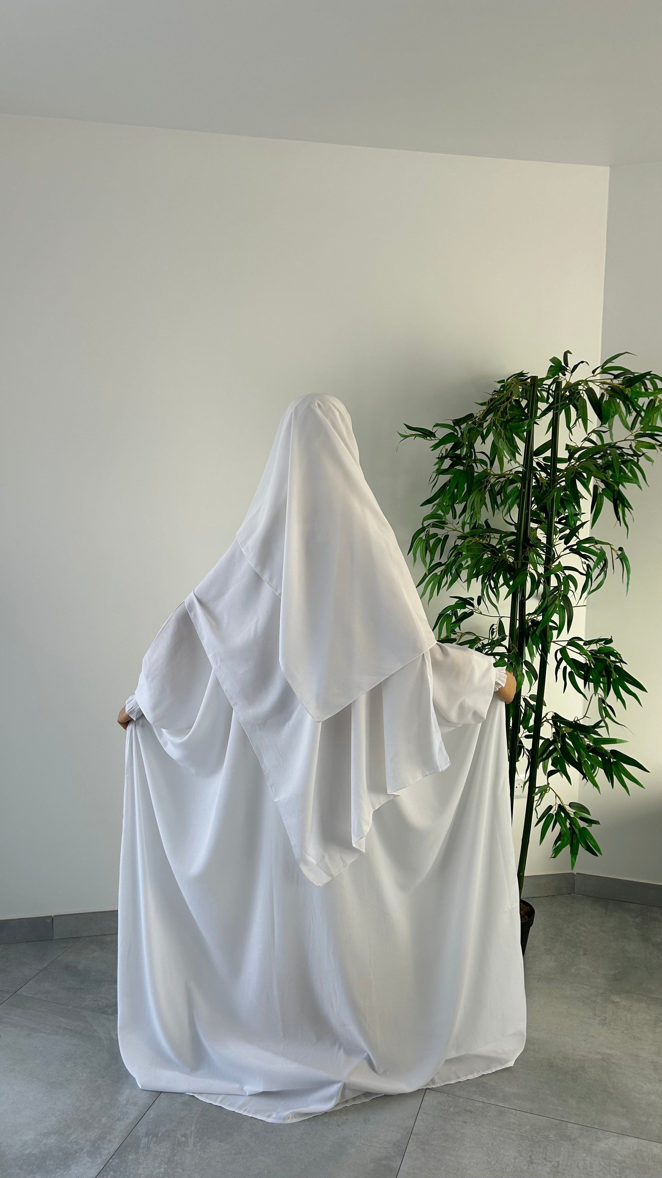 Ensemble Nissah Mastoura Blanc