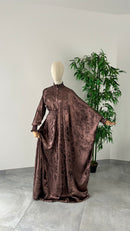 Abaya Nouha Rose Marroné