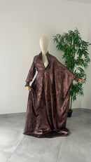 Abaya Nouha Rose Marroné
