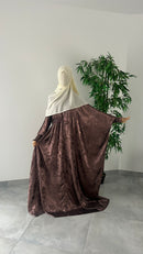 Abaya Nouha Rose Marroné