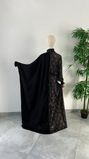 Abaya Nouha Noir Dentelle