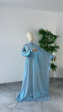 Abaya Nouha Bleu Ciel
