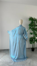 Abaya Nouha Bleu Ciel