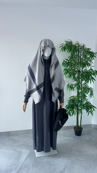 Qamis Saoudien Gris Foncé