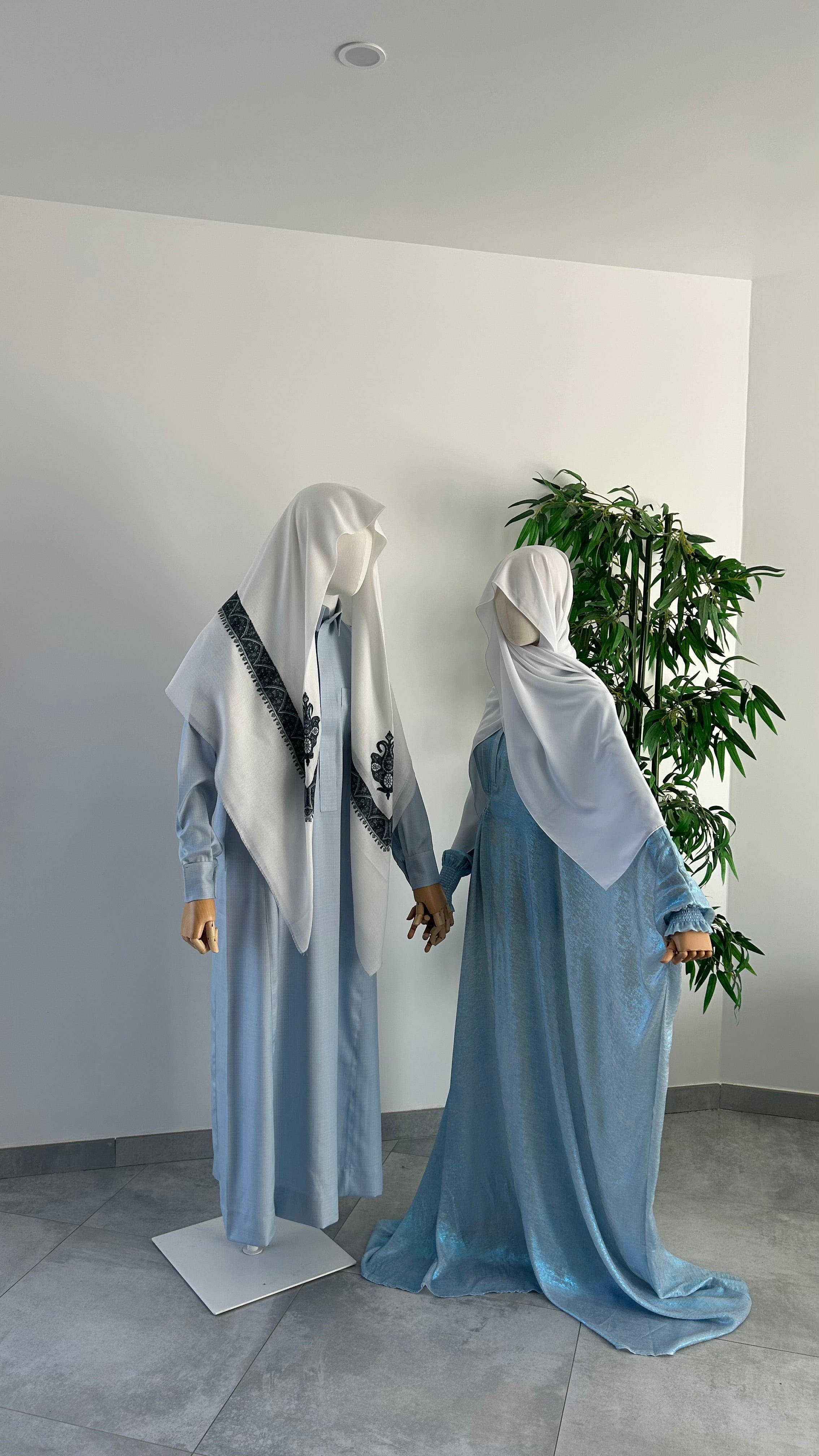 Qamis Saoudien Bleu Ciel